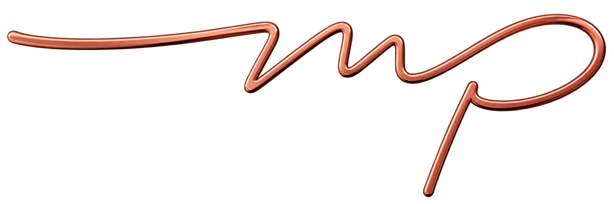 Monish Peswaani handwritten MP signature